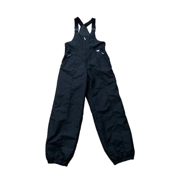 Tyrolia Women's Large Black Winter Snow Bib Overalls Outdoor Ski Vintage - Picture 1 of 12